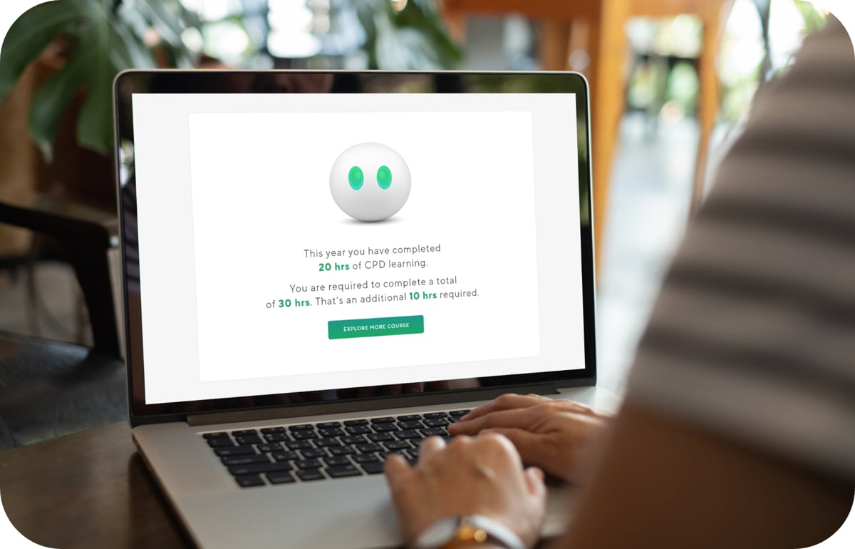 portal displaying CPD resources and information.P