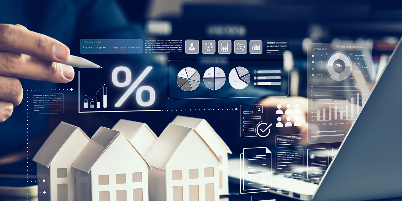 Digital dashboards and property models illustrating how AMR and site works for portfolio energy strategy provide visibility, control, and accurate performance insights across multi site estates.